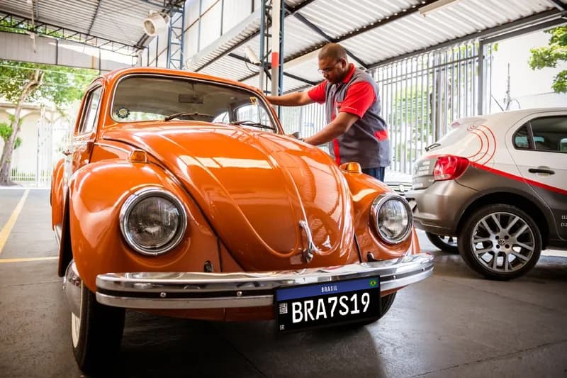Vistoria de Fusca Clássico para Placa Preta