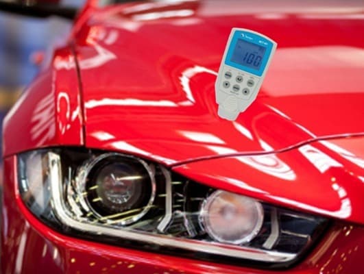 Medição de camada de tinta automotiva